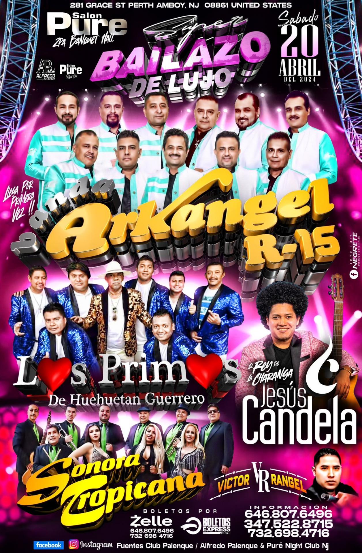 BANDA ARKANGEL R-15 | LOS PRIMOS DE HUEHUETAN | JESUS CANDELA