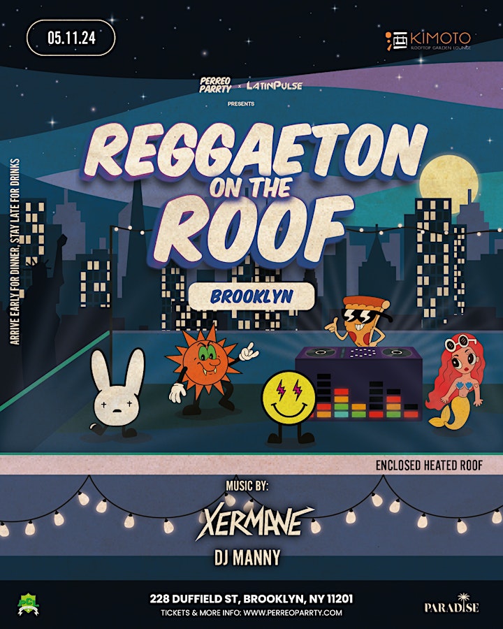 Reggaeton on the ROOF - Latin & Reggaeton Event at Kimoto Rooftop