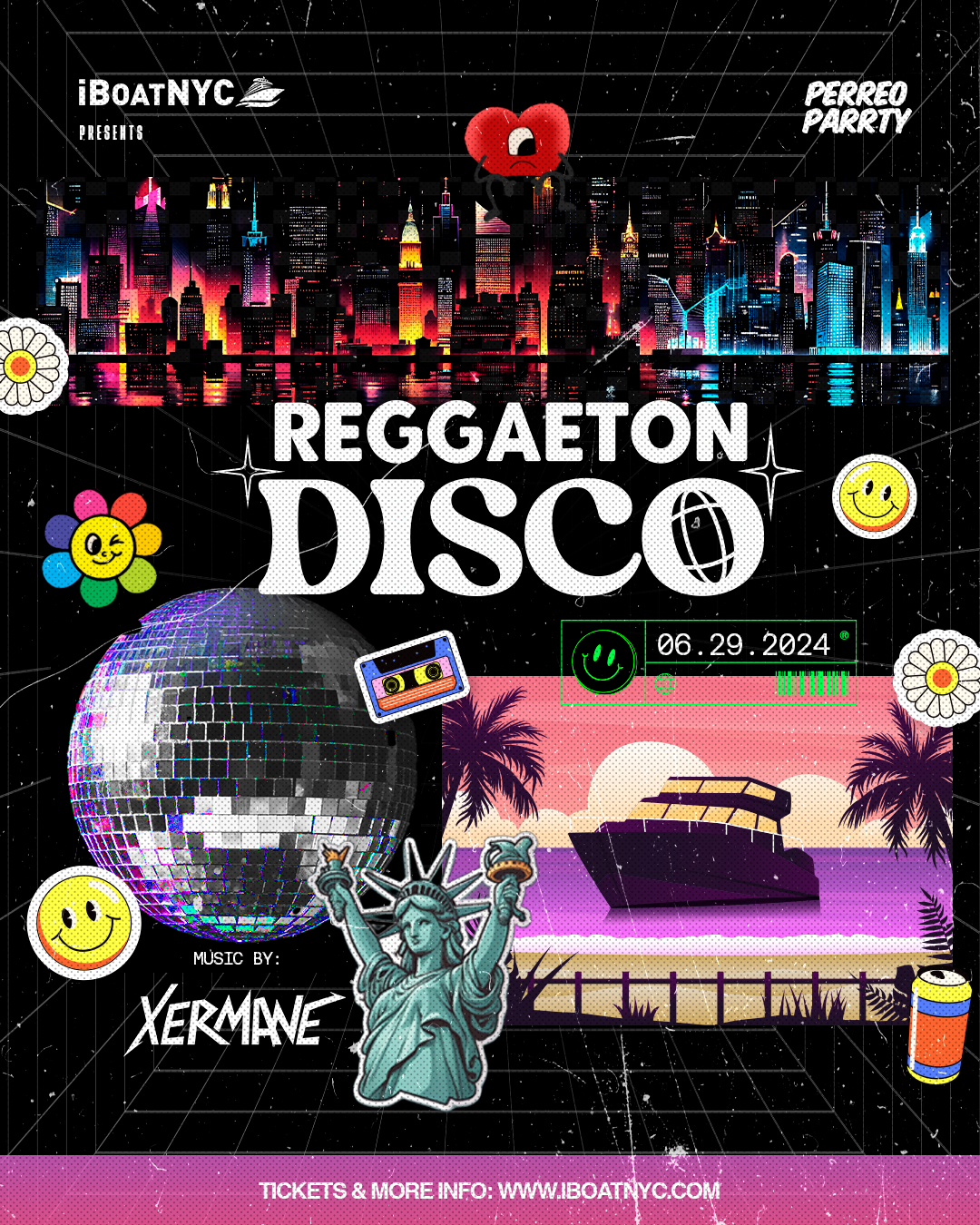 REGGAETON DISCO - House vs Reggaeton Boat Party Yacht Cruise