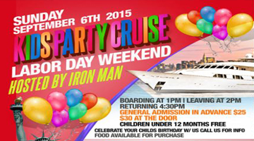 Kids Party Cruise - Labor Day Weekend