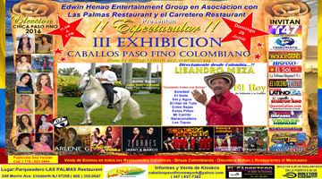 III Exhibición Caballos Paso Fino Col, La Sonora Dinamita & Lizandro Meza