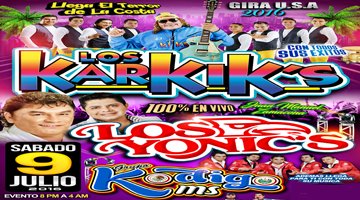 Los Karkik's, Los Yonics & Grupo Kodigo MS