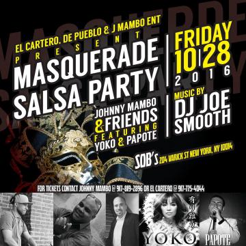 Masquerade Salsa Party