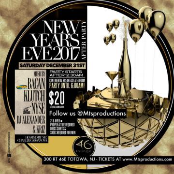 NEW YEARS EVE AT 46 LOUNGE NJ.