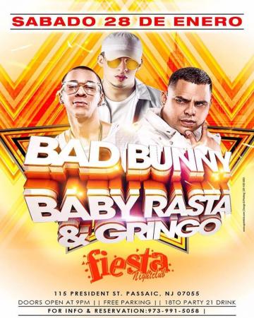 Bad Bunny & Baby Rasta y Gringo Live at Fiesta