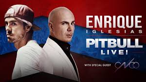 Enrique Iglesias, Pitbull & CNCO In Oracle Arena, Oakland, CA