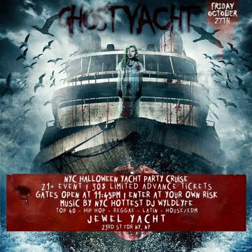 *sold out** Ghost Yacht : Midnight Halloween Boat Party