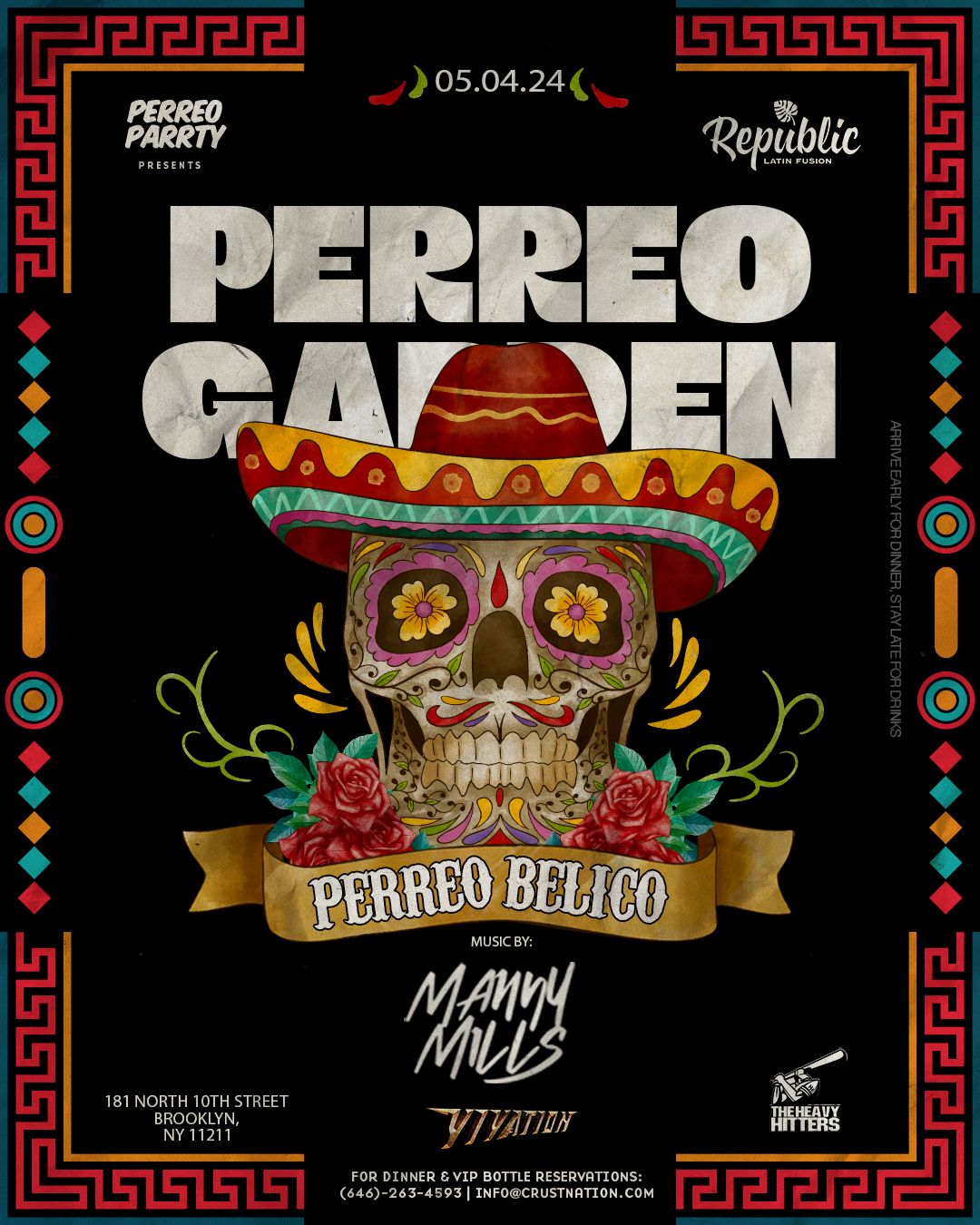 Perreo Garden: Jardin Belico - Latin & Reggaetón Party @ Republic
