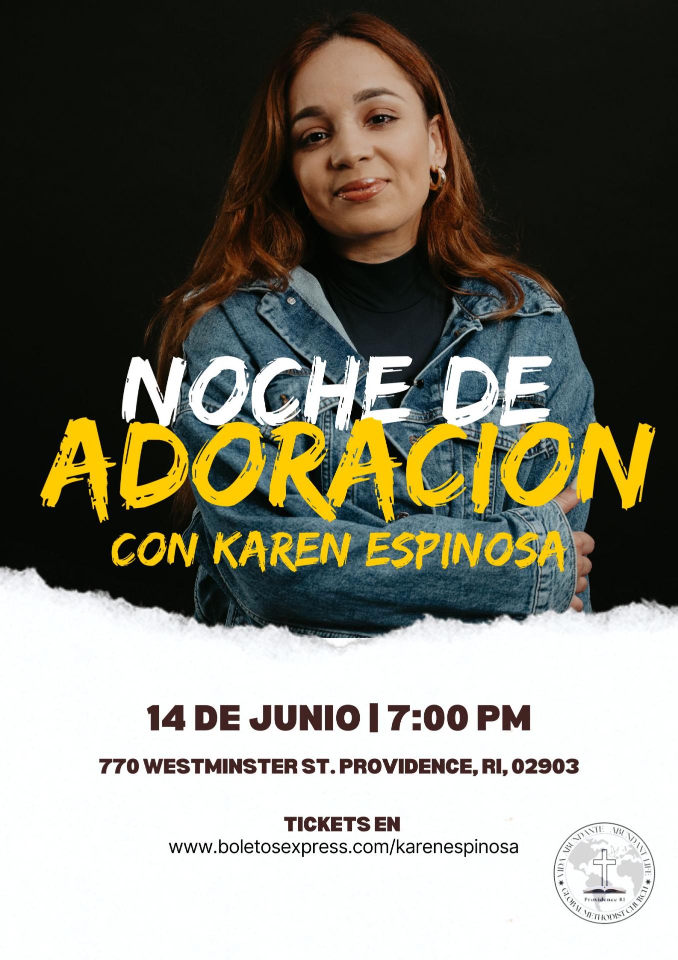 Noche de Adoracion con Karen Espinosa