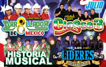 Arrollador De Mexico, Grupo Classe 3, Grupo Historia Musical & Los Lideres 