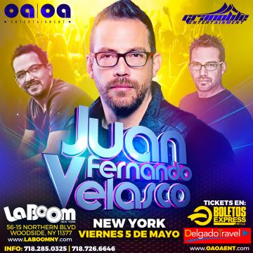 Juan Fernando Velasco en New York