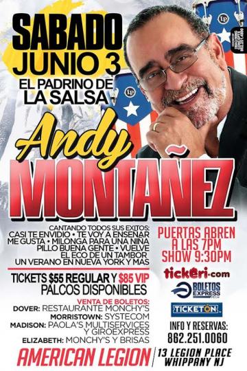 Buy tickets for Andy Montañez Andy Montañez