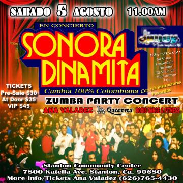 Sonora Dinamita - Zumba Party Concert