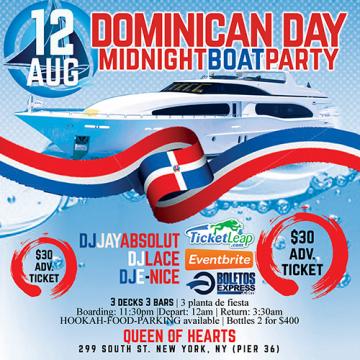 DOMINICAN DAY MIDNIGHT BOAT PARTY