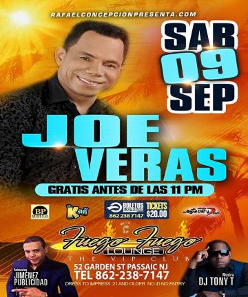 Buy tickets for JOE VERAS JOE VERAS