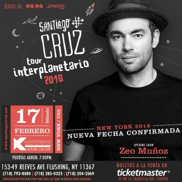 Buy tickets for SANTIAGO CRUZ - Tour Interplanetario SANTIAGO CRUZ - Tour Interplanetario