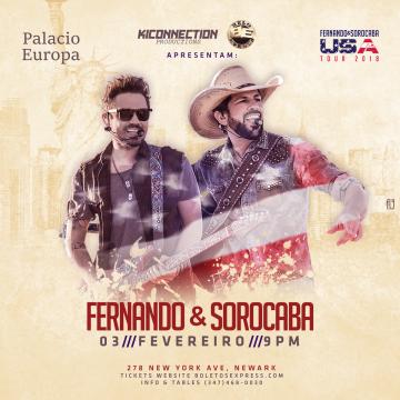 Fernando & Sorocaba USA Tour - New York/ New Jersey