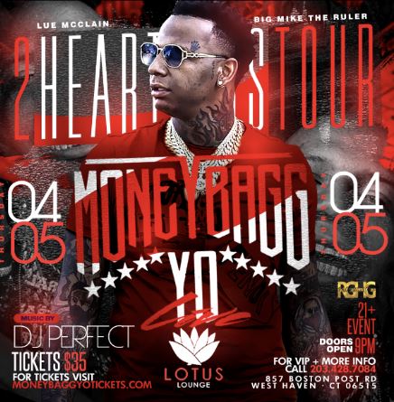 Buy tickets for 2 Heartless Tour Money Bagg Yo (RESCHEDULED- New Date Confirmed) 2 Heartless Tour Money Bagg Yo (RESCHEDULED- New Date Confirmed)