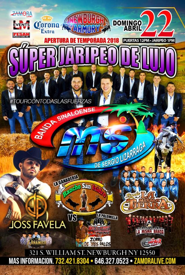 SUPER JARIPEO DE LUJO CON “BANDA SINALOENSE MS DE SERGIO LIZARRAGA” Y RANCHO SAN ISIDRO