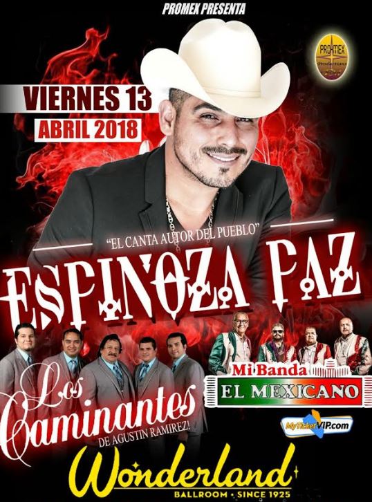 Espinoza Paz, Los Caminantes, Mi Banda El Mexicano 