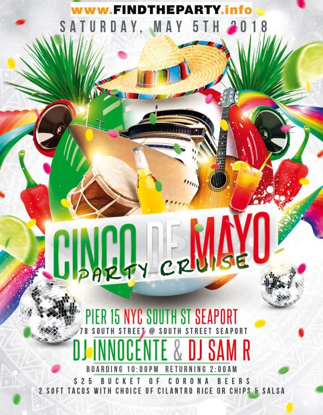 Yacht Party :: Cinco De Mayo :: Find The Party Inc