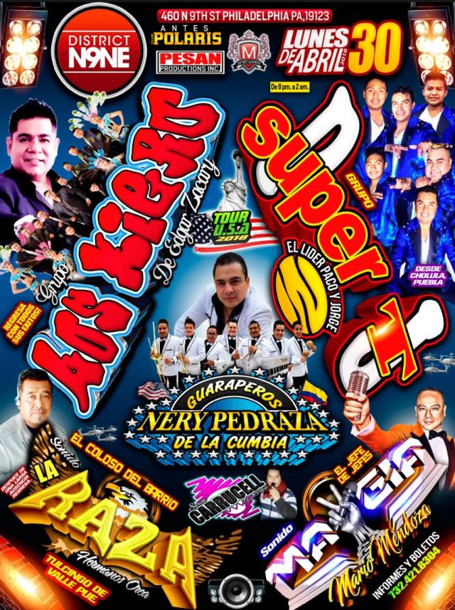 GRUPO SUPER T, GRUPO LOS KIERO, SONIDO MAGIA, LA RAZA