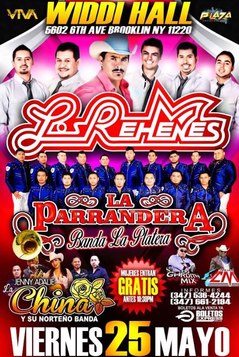 Los Rehenes, La Parrandera, La China y su Norteño Banda