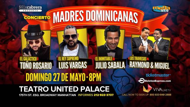 Buy tickets for TOÑO ROSARIO, LUIS VARGAS, JULIO SABALA Y RAYMOND & MIGUEL TOÑO ROSARIO, LUIS VARGAS, JULIO SABALA Y RAYMOND & MIGUEL
