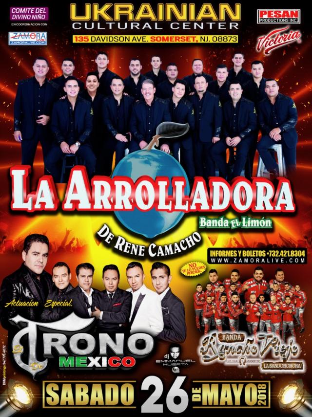 LA ARROLLADORA BANDA EL LIMON | EL TRONO DE MEXICO | BANDA RANCHO VIEJO