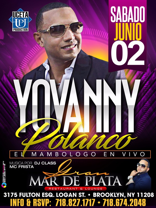 Buy tickets for YOVANNY POLANCO YOVANNY POLANCO