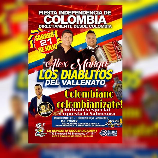 Colombiano colombianizate! Alex Manga & Los Diablitos del Vallenato