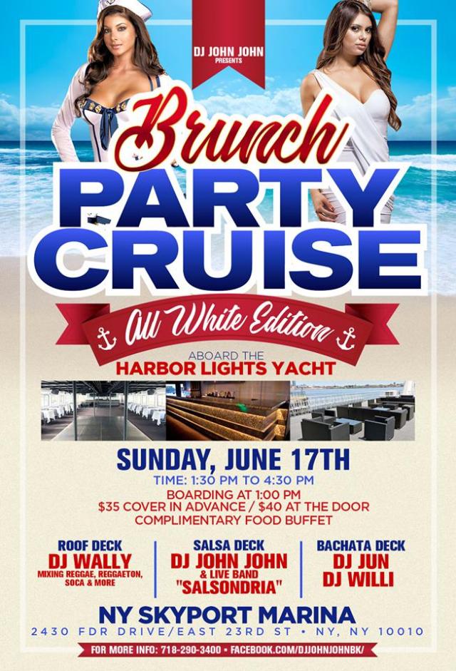 All White Affair Brunch Party Cruise