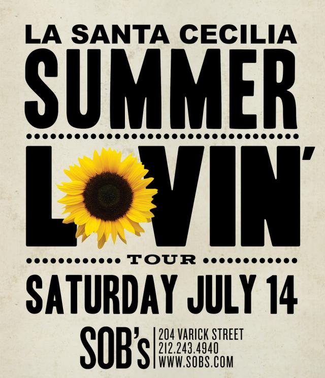 La Santa Cecilia Summer Lovin' Tour!