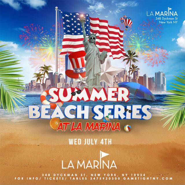 La Marina July 4th Weekend BBQ Beach Party 2018