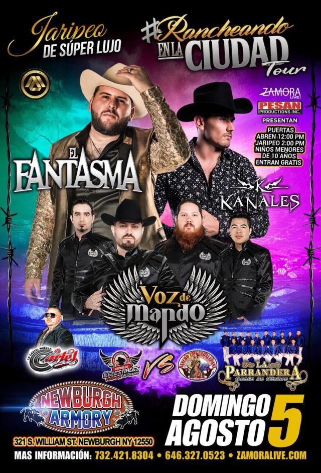  JARIPEO DE SUPER LUJO CON EL FANTASMA, Voz de Mando, Y Kanales (RANCHEANDO EN LA CIUDAD TOUR) 