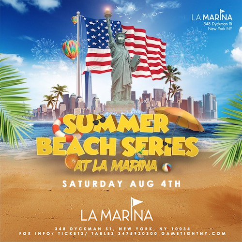 La Marina BBQ Beach Party Saturday Aug 4th 2018