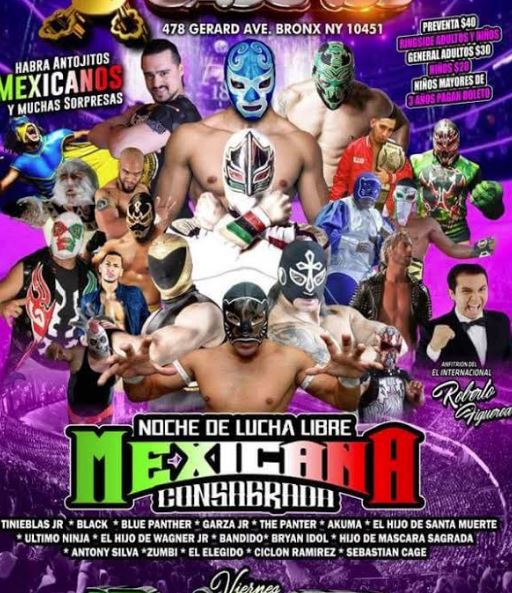 NOCHE DE LUCHA LIBRE MEXICANA CONSAGRADA