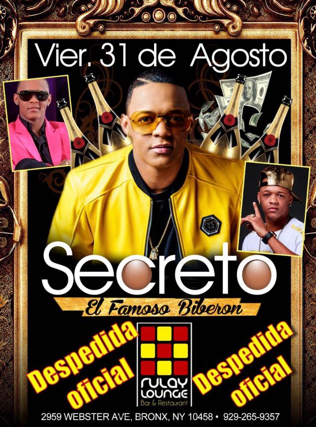 SECRETO EL FAMOSO BIBERON, DESPEDIDA OFICIAL