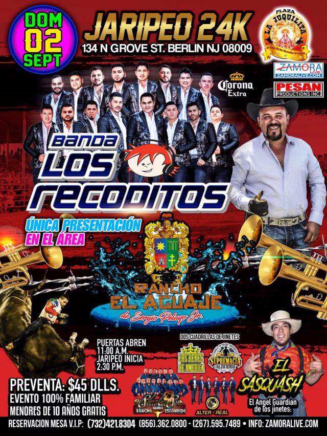 JARIPEO DE 24K con Banda Los Recoditos y Rancho el Aguaje
