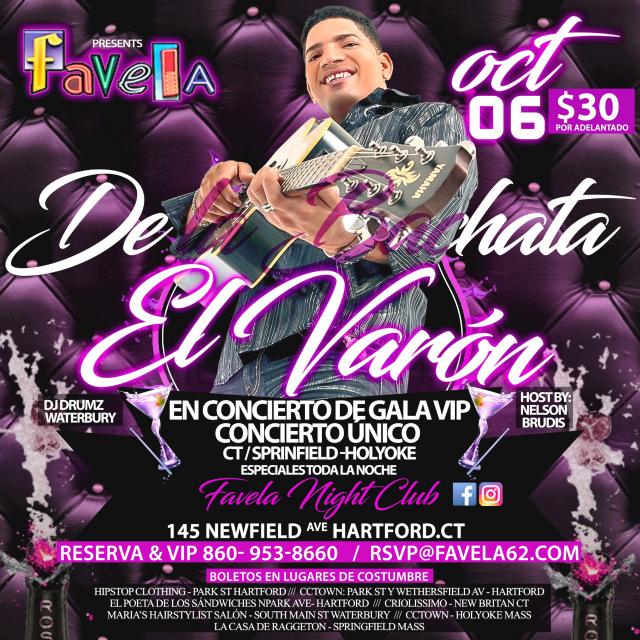 Buy tickets for EL VARON DE LA BACHATA EN VIVO! EL VARON DE LA BACHATA EN VIVO!