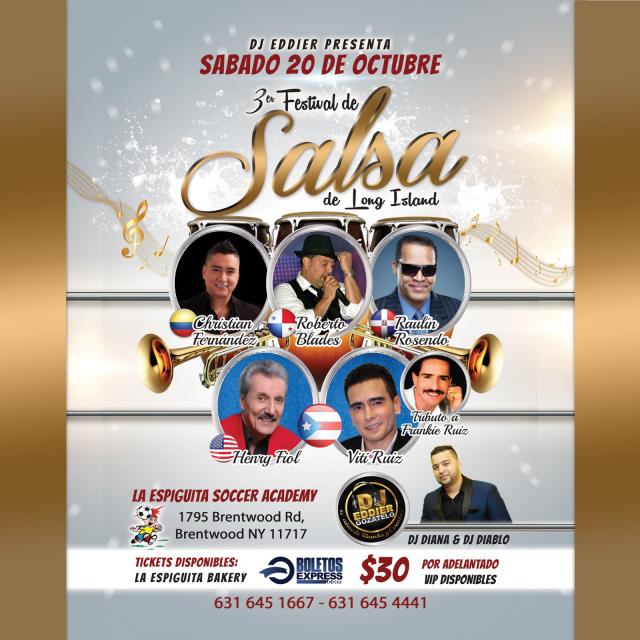 3 FESTIVAL DE LA SALSA EN LONG ISLAND - VITI RUIZ ROBERTO BLADES, RAULIN ROSENDO, HENRY FIOL, CHRISTIAN FERNANDEZ