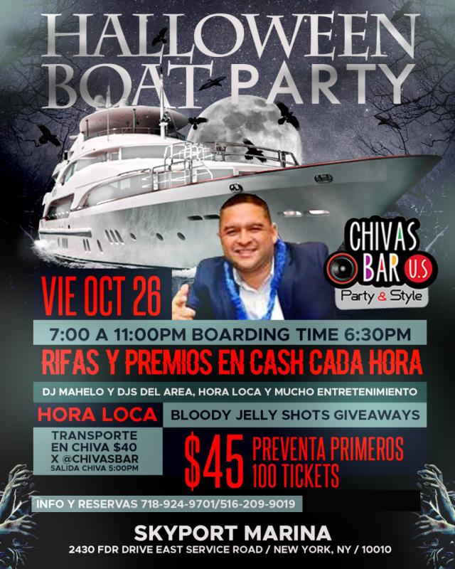 HALLOWEEN BOAT PARTY