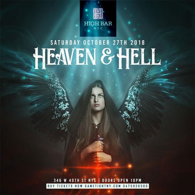 Highbar NYC Rooftop Heaven & Hell Halloween Party 2018 