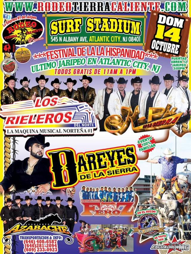 FESTIVAL DE LA HISPANIDAD ULTIMO JARIPEO EN ATLANTIC CIY NY LOS