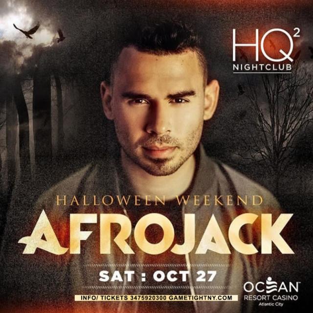 Afrojack Halloween 2018 Ocean Resort Casino HQ2 Nightclub