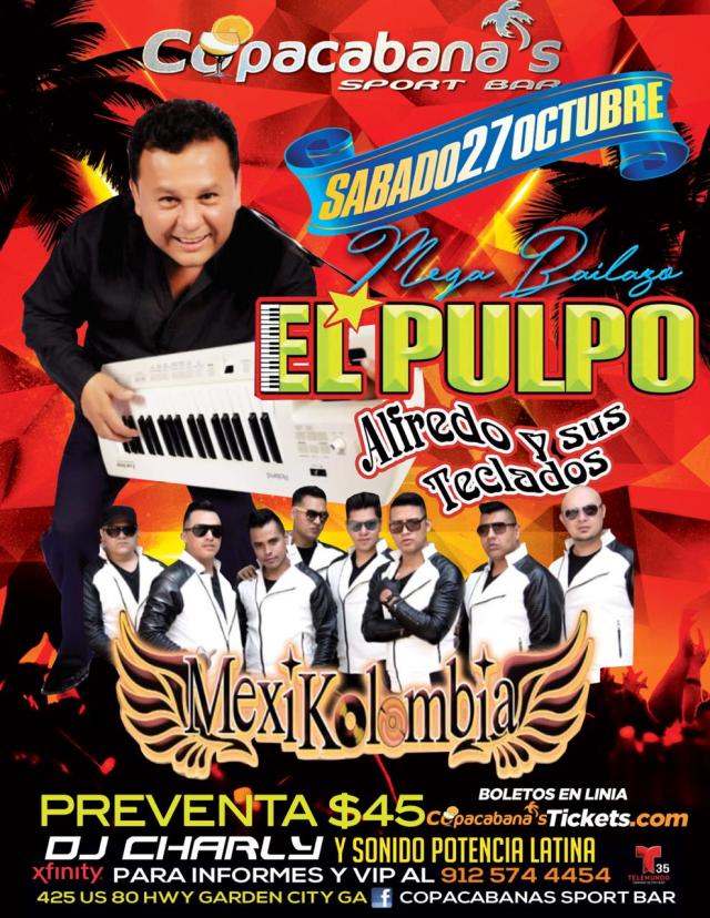 EL PULPO ALFREDO Y SUS TECLADOS     MEXIKOLOMBIA