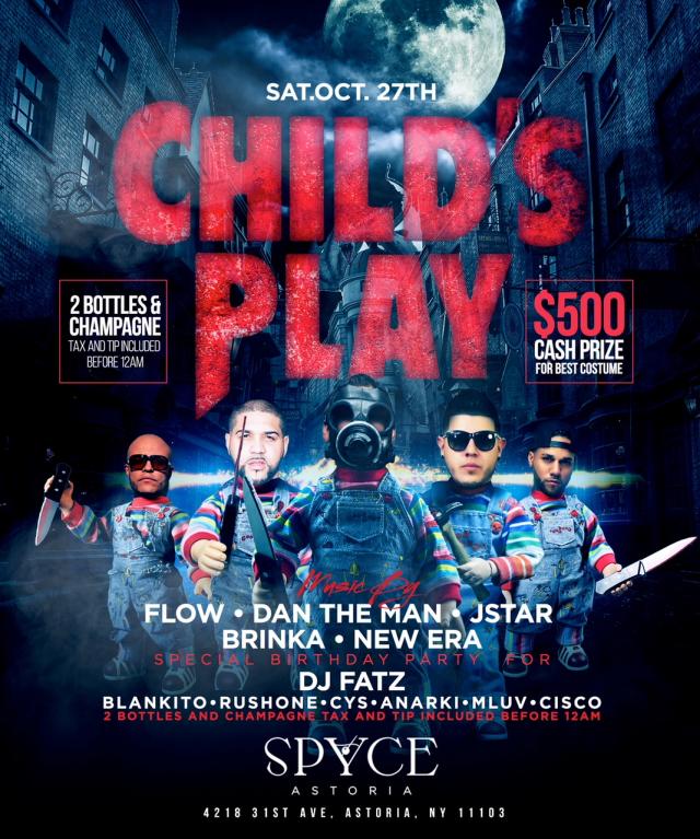Child's Play Costume Party Oct 27th by King Sanjo