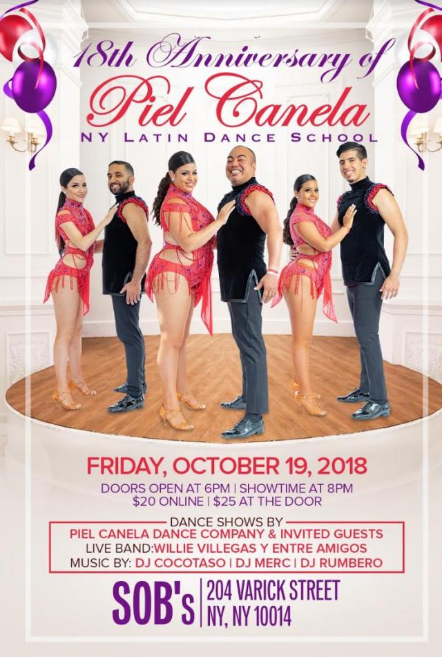 Piel Canela Dance School w/ Willie Villegas Y Entre Amigos Music By: DJ Cocotaso | DJ Merc | DJ Rumbero