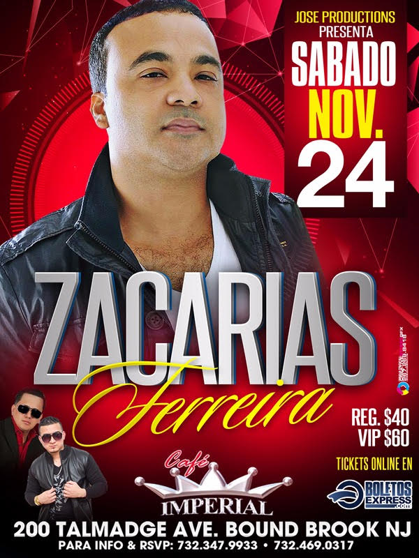 Buy tickets for Zacarias Ferreira Zacarias Ferreira