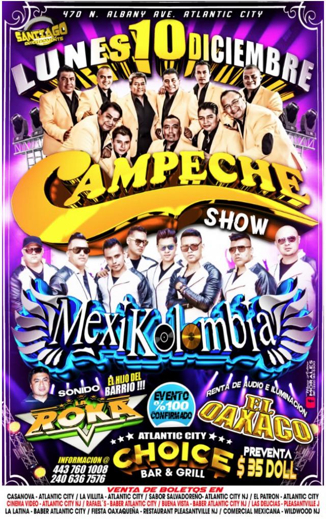 CAMPECHE SHOW  Y  MEXIKOLOMBIA